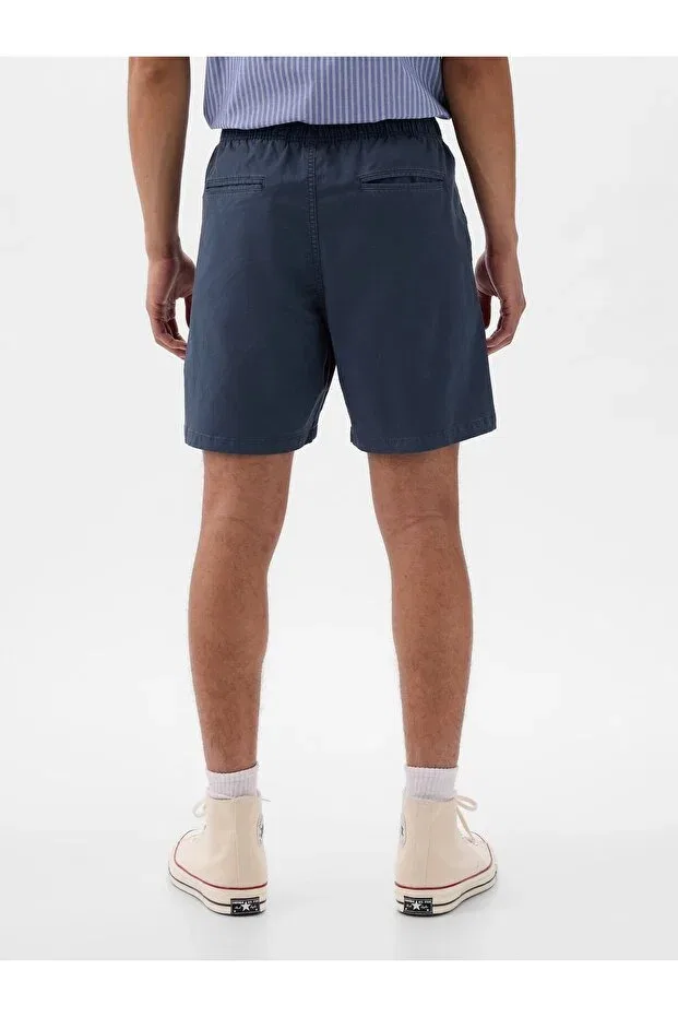 Мужские повседневные шорты Basics Gap, Navy Blue — фото 4