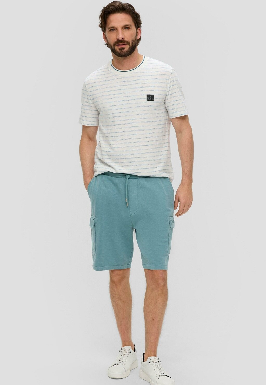 

Шорты RELAXED FIT-BERMUDA s.Oliver, бирюзовый