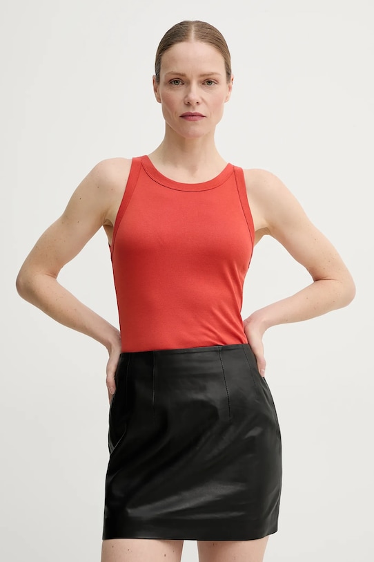 

Хлопковая майка Marc O'Polo, красный