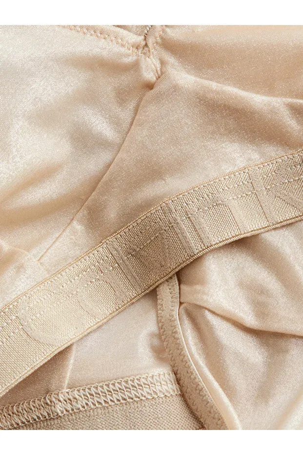 Женский бюстгальтер-бралетт без подкладки Calvin Klein, Beige — фото 3
