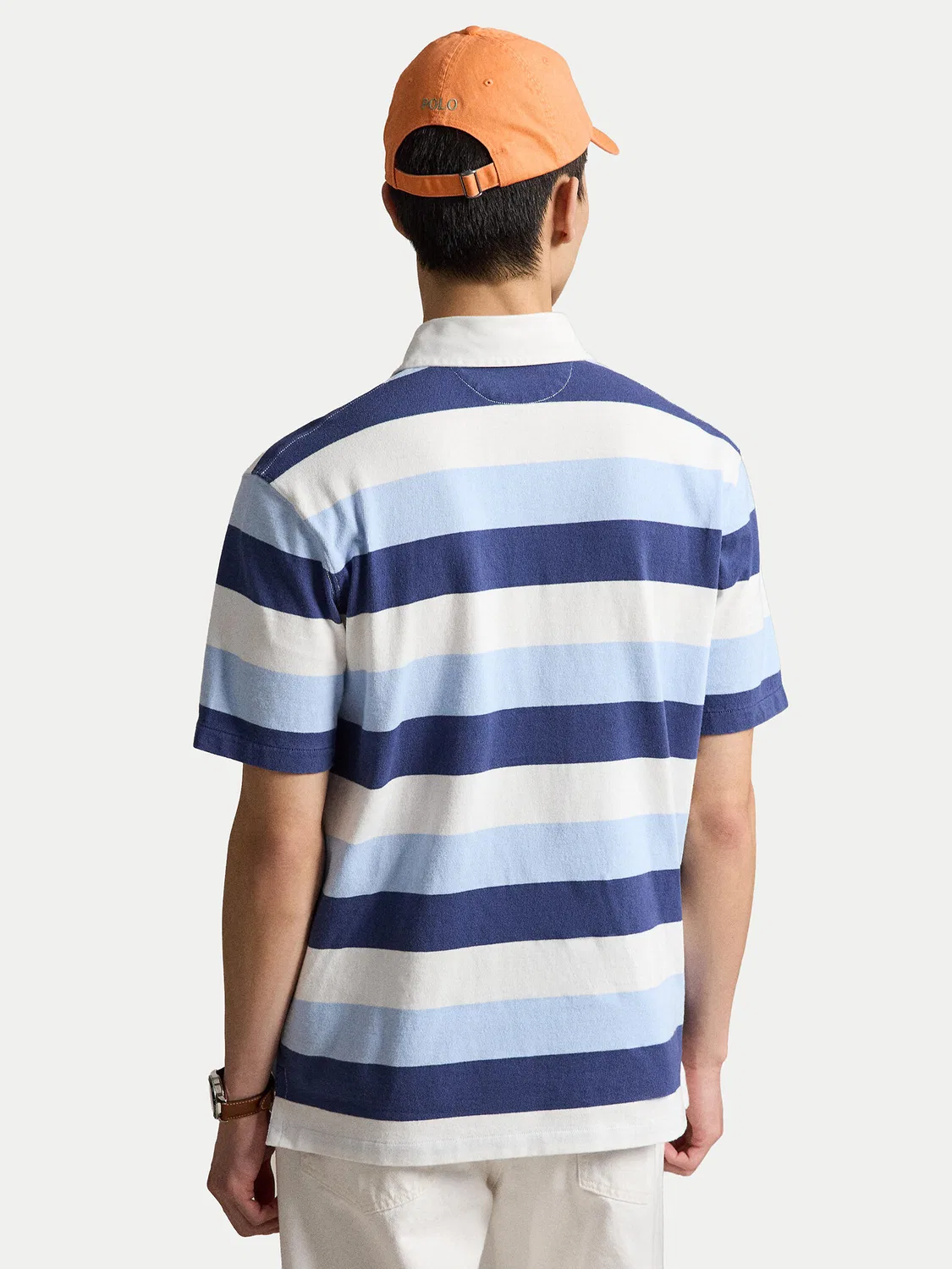 Мужское поло стандартного кроя Ssl Rug Polo Ralph Lauren, синий — фото 3