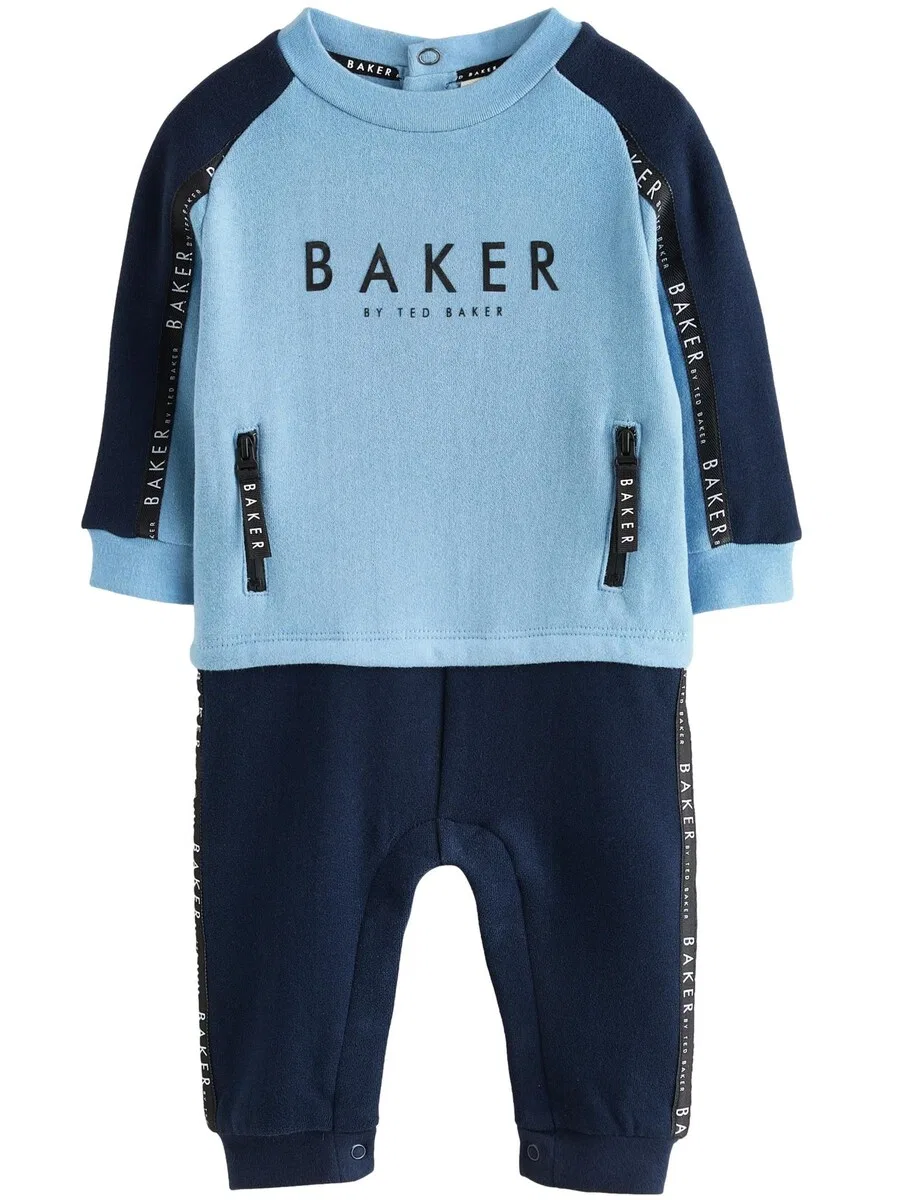 Комбинезон Baker by Ted Baker в цветах Marine Blue и Dusty Blue