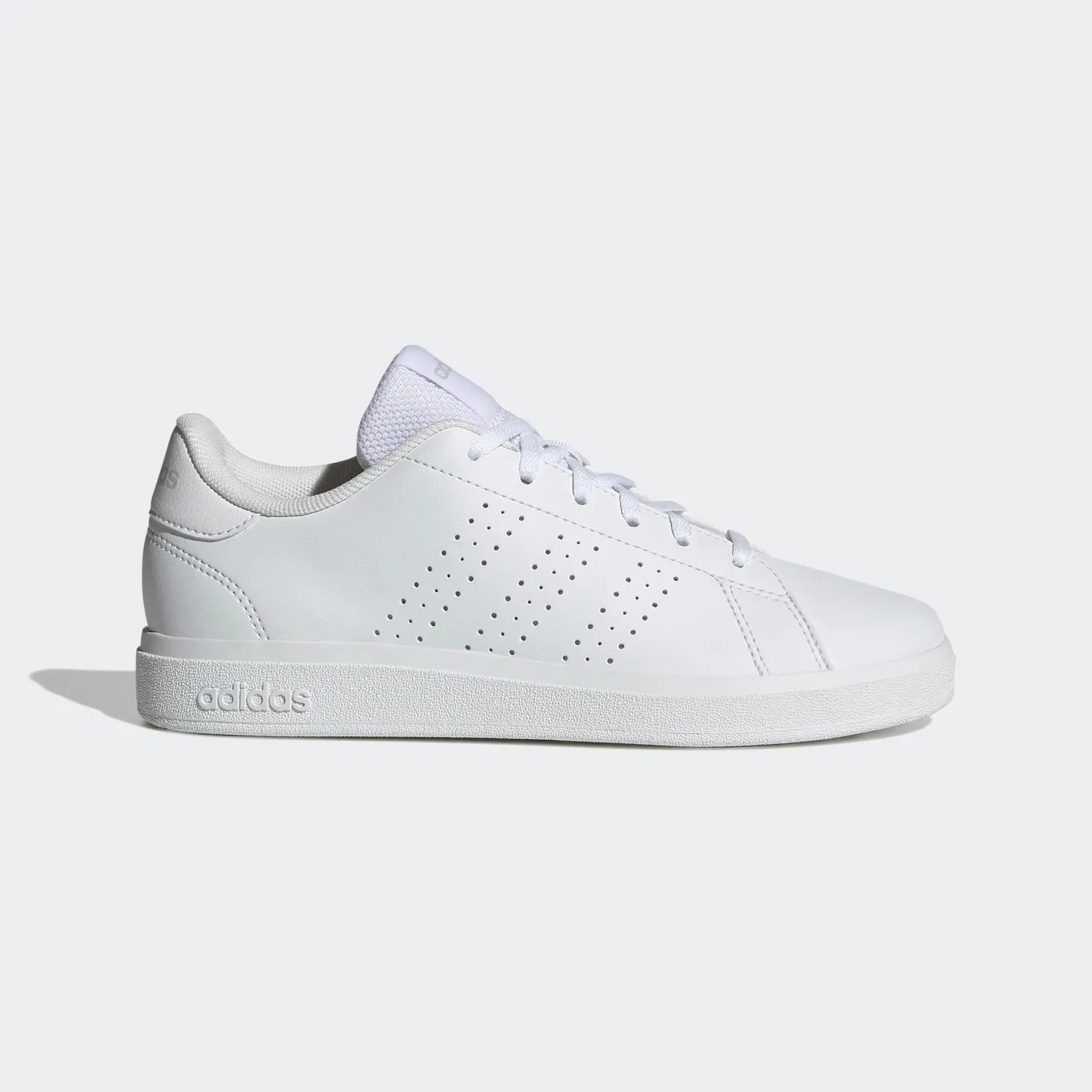 Детские спортивные кроссовки с дизайном в стиле Stan Smith Adidas Sportswear, Cloud White/Ftwr White/Grey One — фото 2