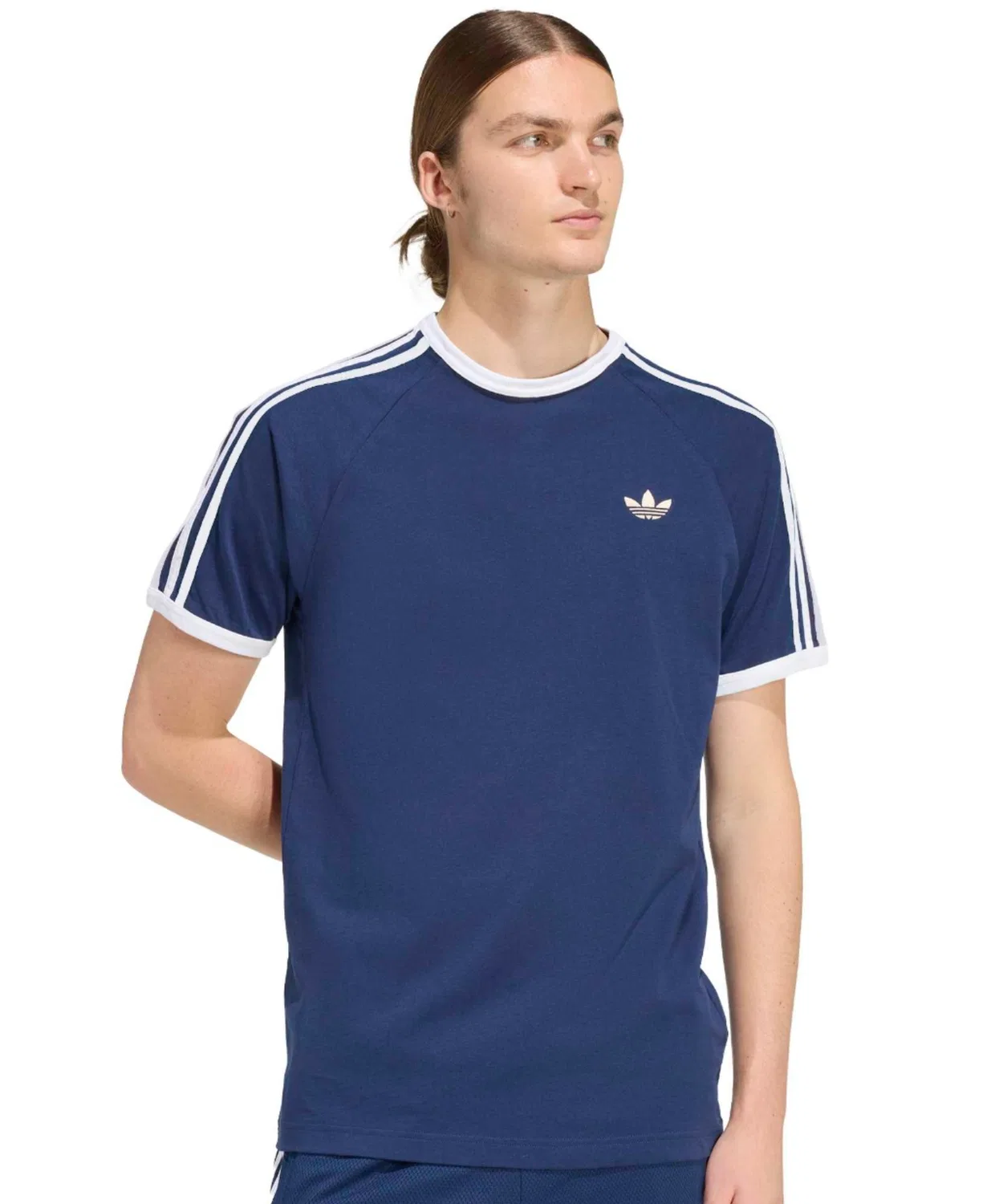 Мужская футболка с длинным рукавом модель 3-STRIPES TEE Adidas, Navy