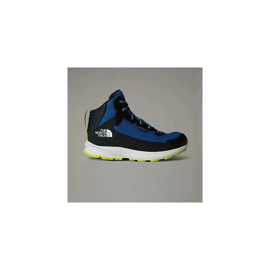 Детские ботинки с закрытым носком на шнуровке Y Fastpack Hiker Mid WP The North Face, Синий