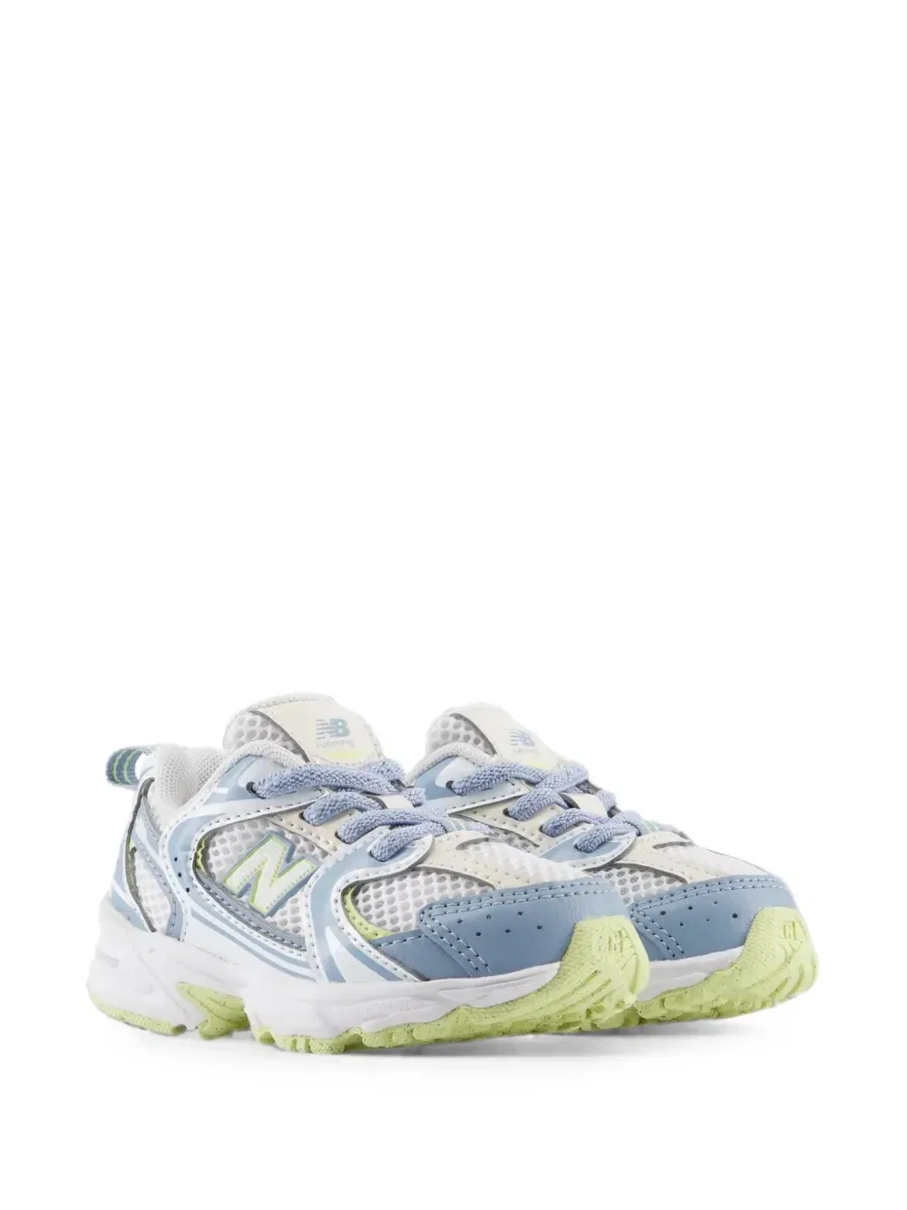 Кроссовки 530 Bungee lace New Balance Kids, белый — фото 2