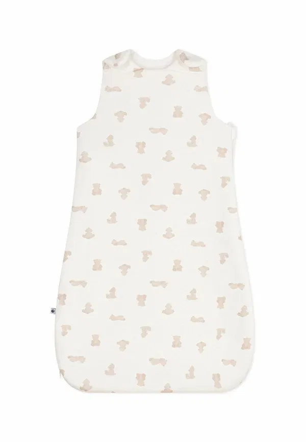 Детский спальный мешок с принтом Petit Bateau, коричневый