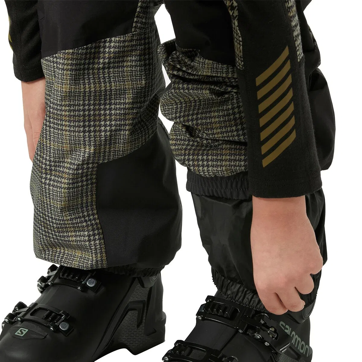 Детские снежные штаны для мальчиков с принтом Jr Powder Lt Pant Helly Hansen, Sepia Broxburn Aop — фото 3
