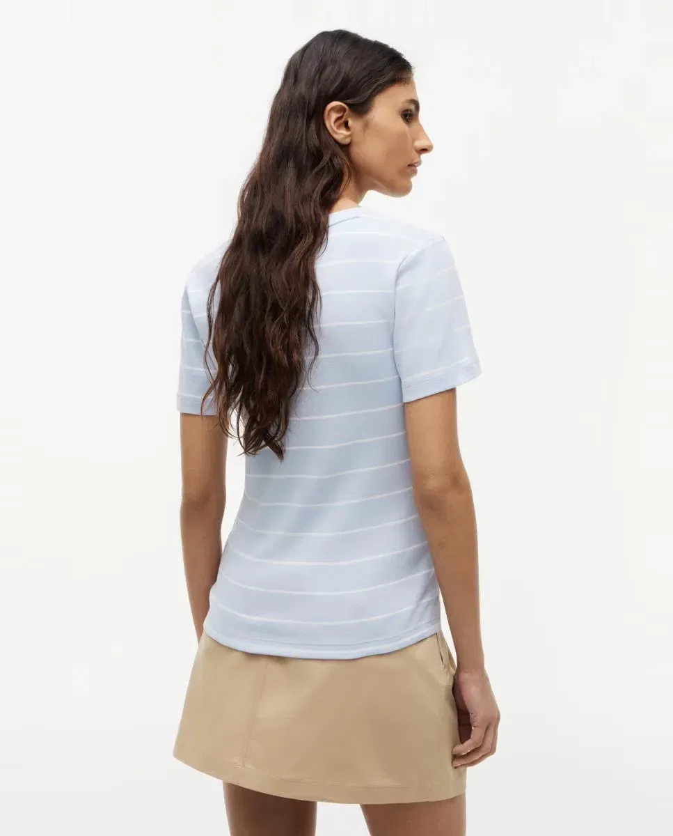 Женская футболка с V-образным вырезом Cody Tommy Hilfiger, Azul Claro — фото 4