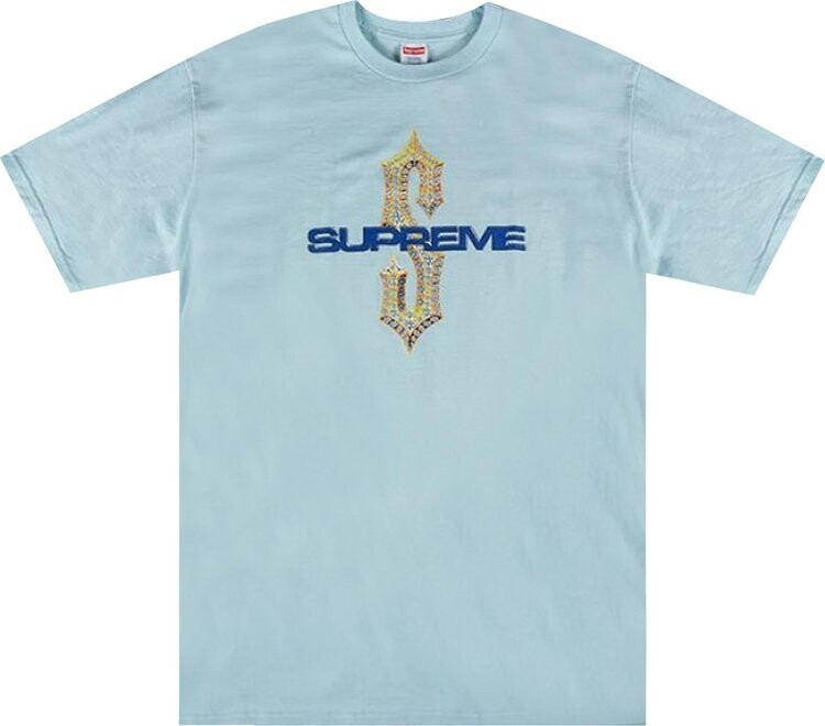 

Футболка Supreme Diamonds Tee 'Pale Blue', синий