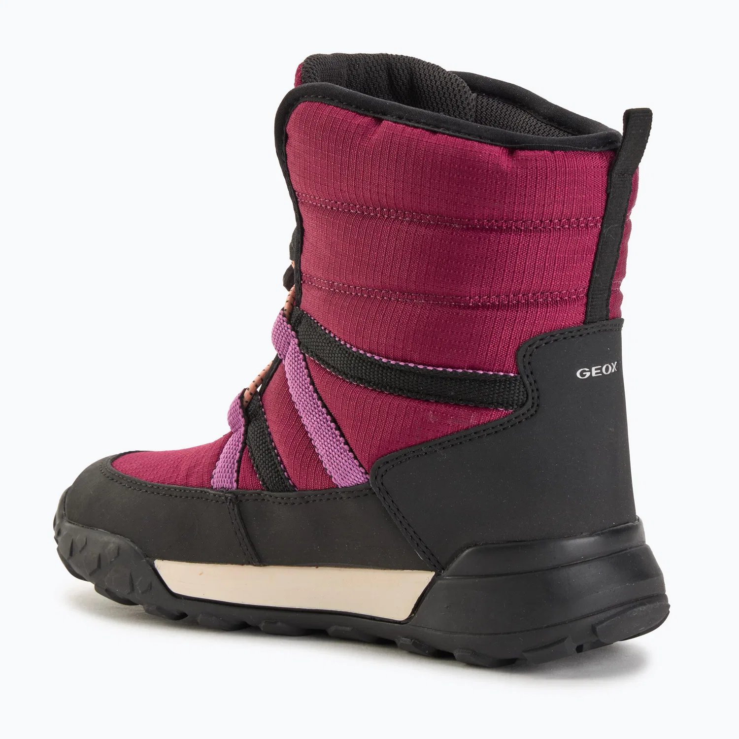 Детские зимние ботинки Geox Trekkyup ABX, Цвет Rosa — фото 3