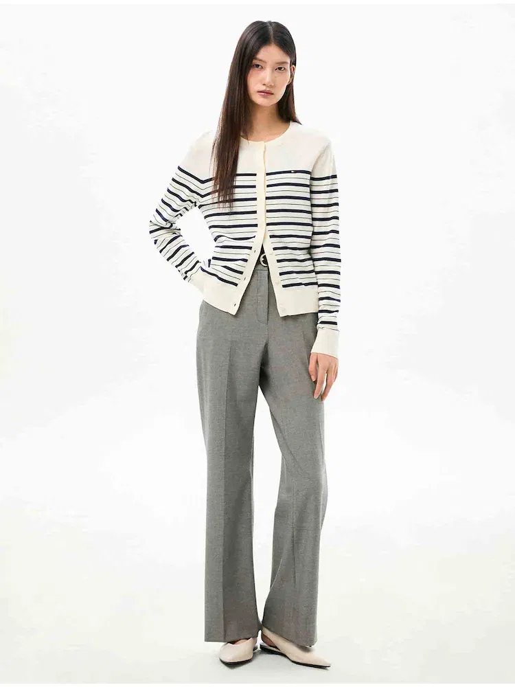 Брюки классические прямые Signature Slacks TOMMY HILFIGER, Antique Silver