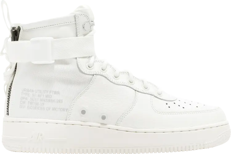 

Кроссовки Nike SF Air Force 1 Mid 'Triple Ivory', белый, Белый;серый, Кроссовки Nike SF Air Force 1 Mid 'Triple Ivory', белый