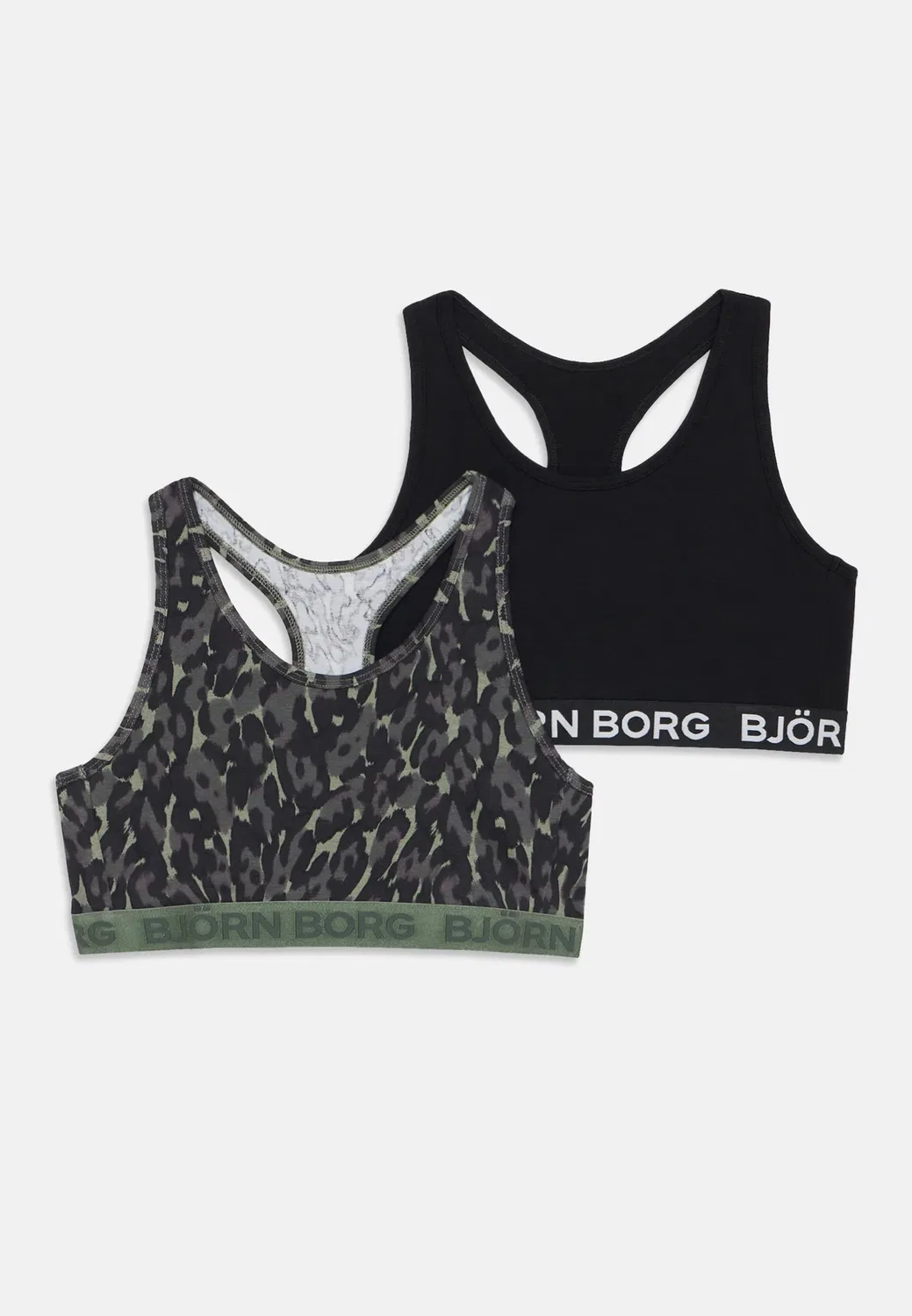 2 бюстгальтера на косточках Björn Borg, Black/Grey