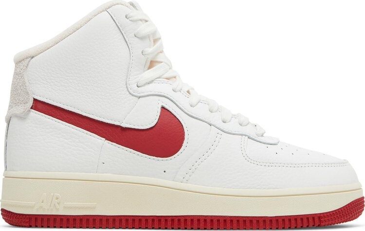 

Кроссовки Nike Wmns Air Force 1 High Sculpt 'White Gym Red', белый