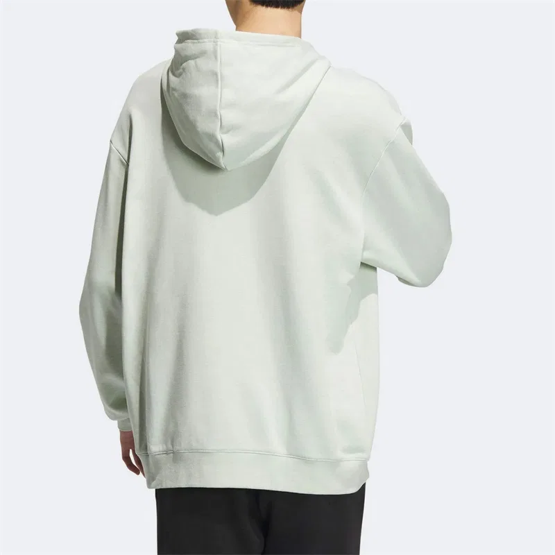 Мужская футболка с капюшоном из льна Linen Green Adidas, Linen Green — фото 4