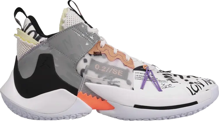 

Кроссовки Jordan Why Not Zer0.2 SE PF Orange Pulse, белый, Белый;серый, Кроссовки Jordan Why Not Zer0.2 SE PF Orange Pulse, белый