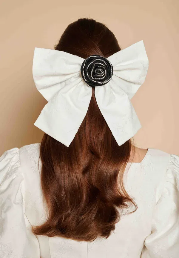 Аксессуар для волос Klara jacquard hair bow, Sister Jane, Ivory, слоновая кость