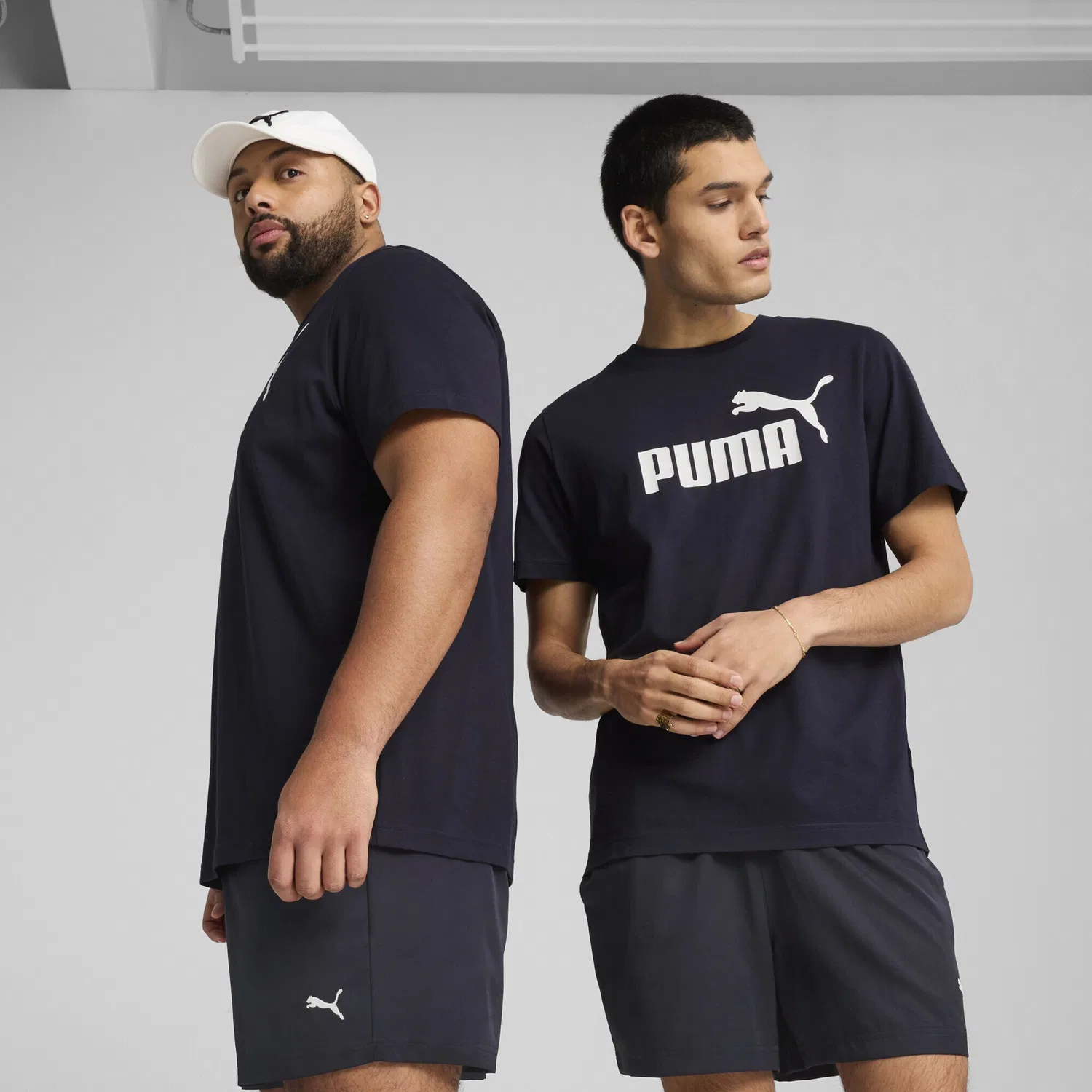 Детская хлопковая футболка с логотипом PUMA, New Navy Blue — фото 3