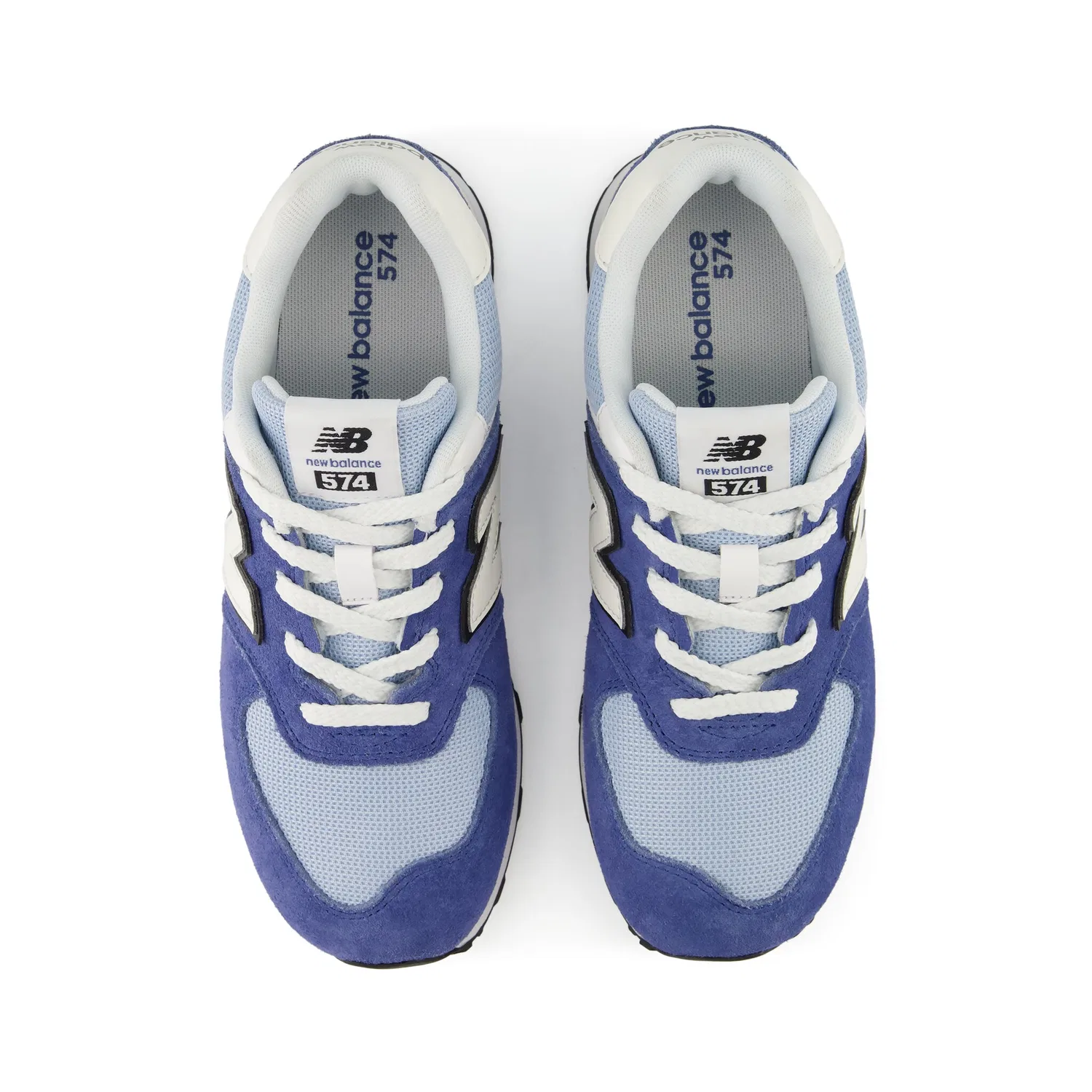 Детские кроссовки на шнуровке 574 New Balance, Magic Blue — фото 4