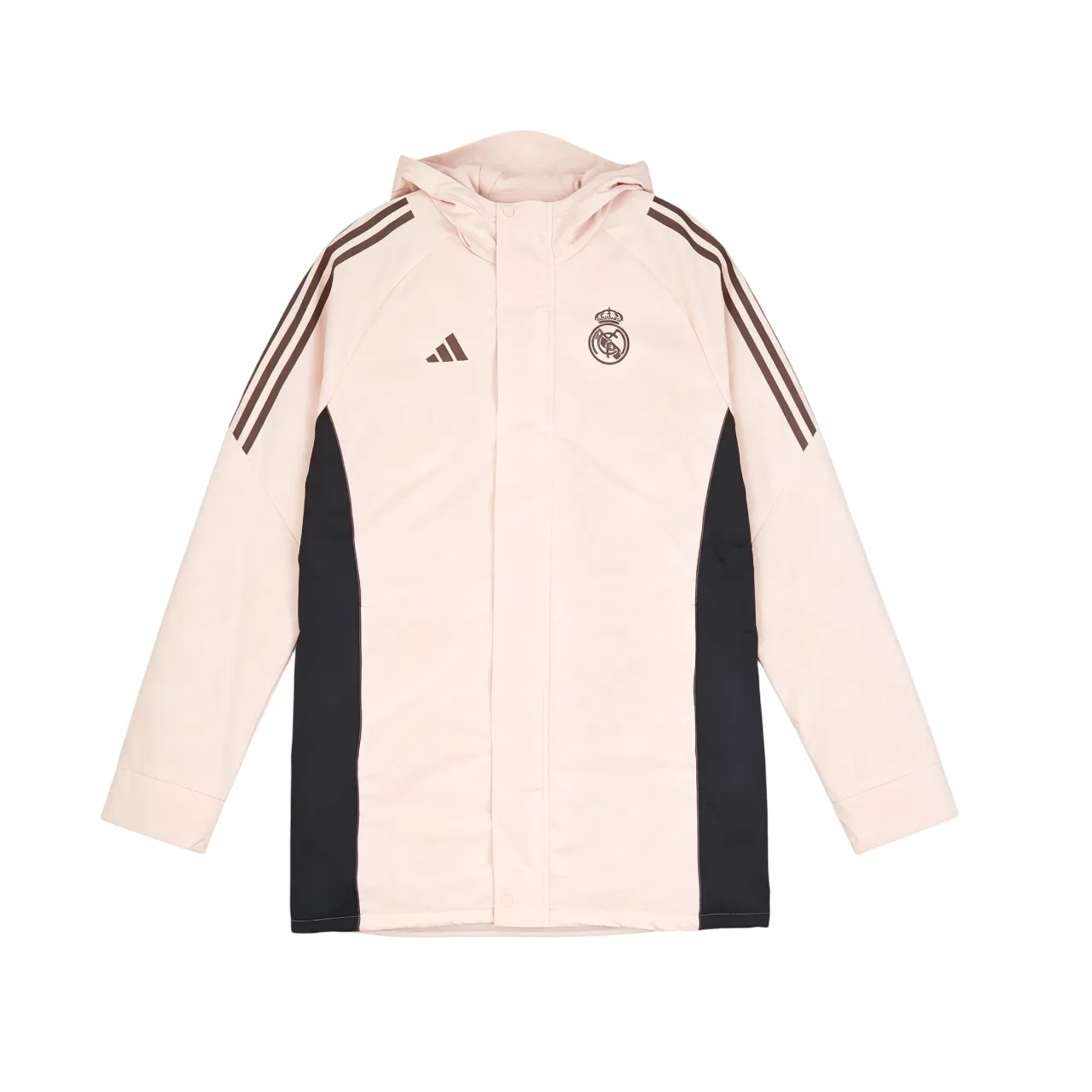 Мужская куртка с капюшоном Real Madrid Jackets Adidas, Pink/Black