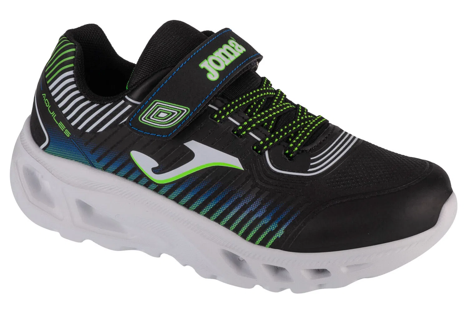 Детские кроссовки для мальчиков с технологией Light Aquiles Jr Joma, Schwarz