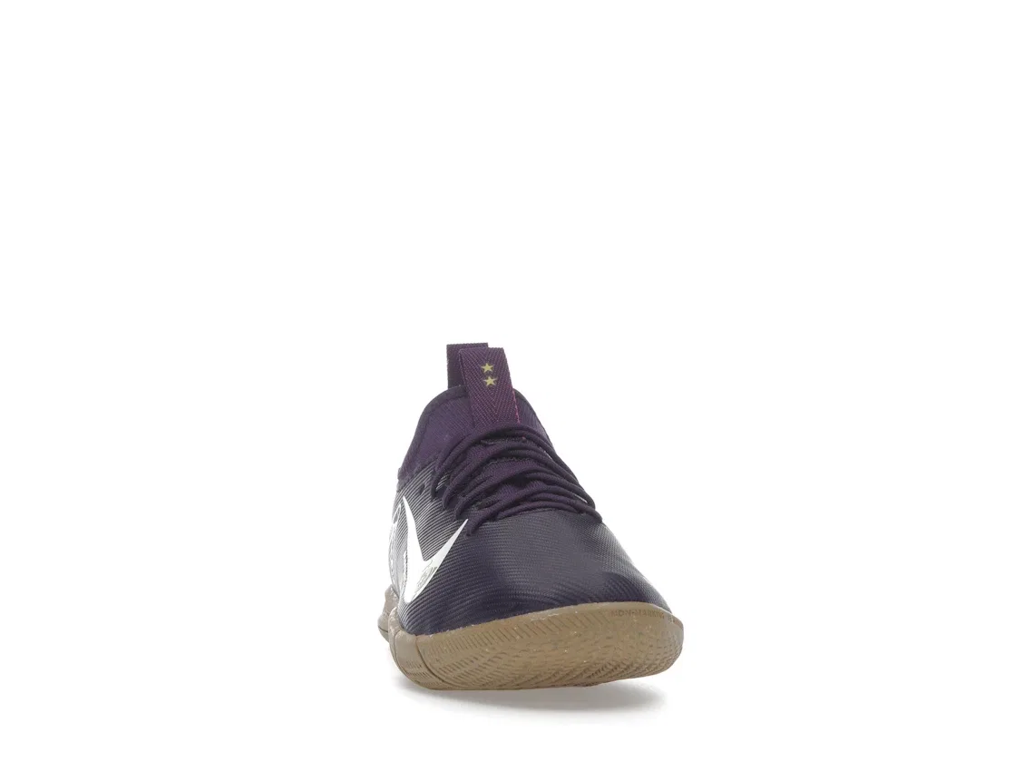 Детские кроссовки для мальчиков с принтом Nike Zoom Mercurial Vapor 16 Academy IC, Grand Purple Pale Ivory — фото 2