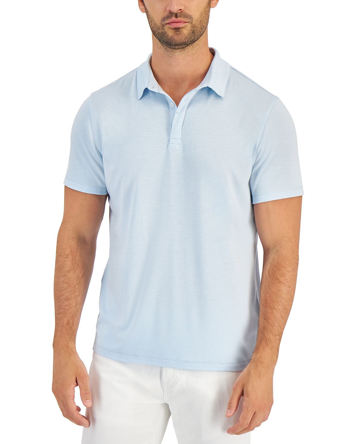 

Мужская рубашка поло alfatech stretch solid, созданная для macy's Alfani, мульти