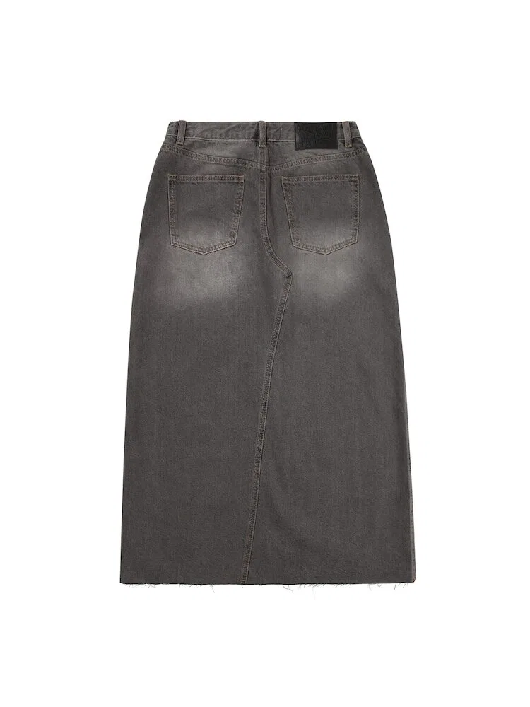 Юбка джинсовая длинная Carpenter SUPERDRY, Black — фото 3