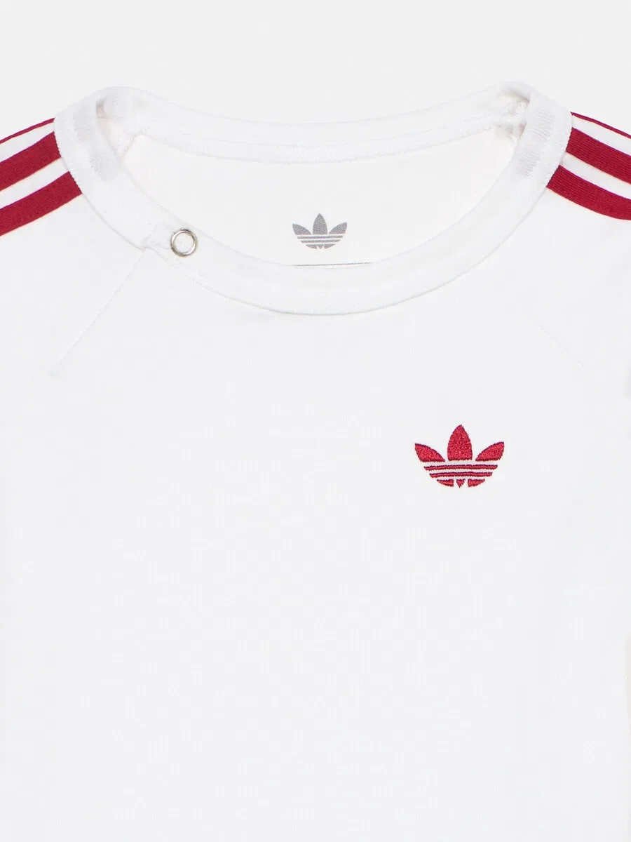 Комплект ADIDAS ORIGINALS в красно-белой расцветке — фото 4