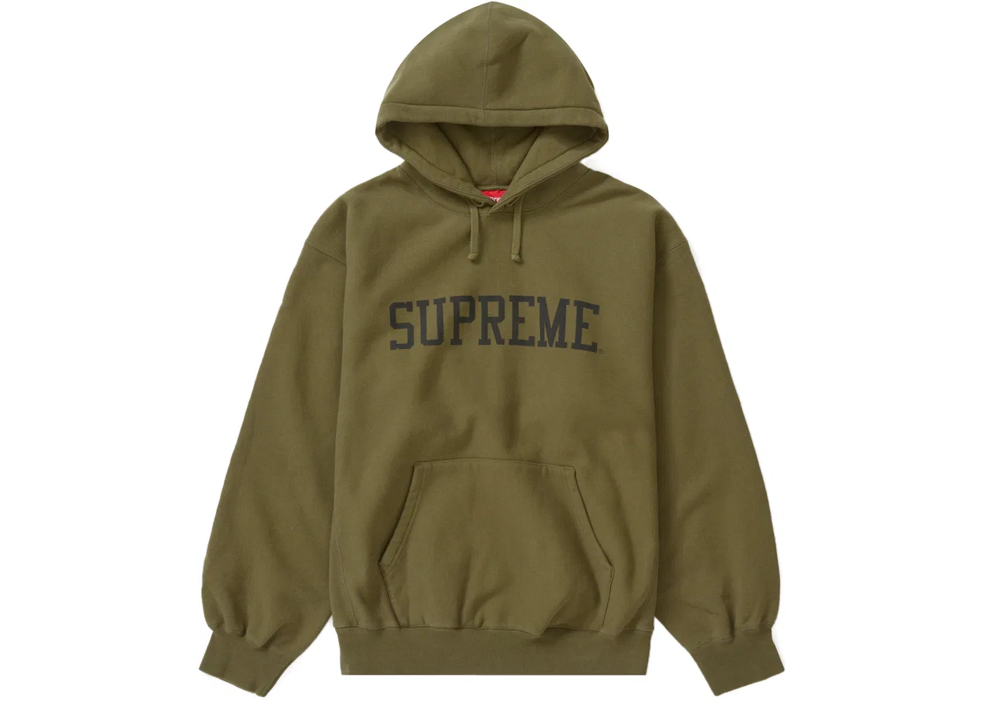Мужская худи Supreme Varsity Hooded Sweatshirt, Dark Olive