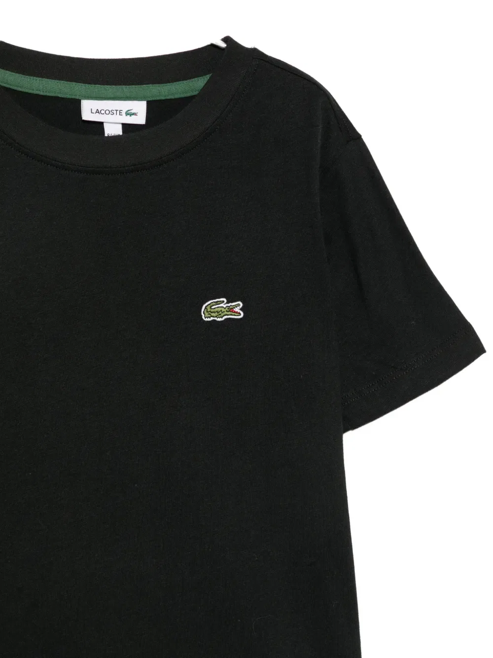 Футболка с нашивкой-логотипом Lacoste Kids, черный — фото 3
