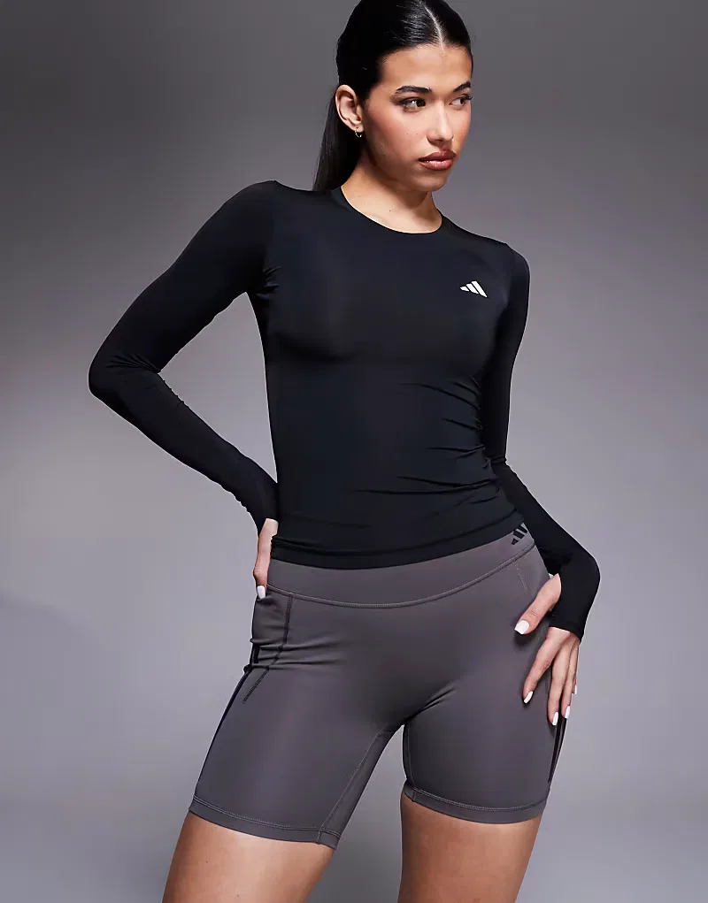Лонгслив Power Essentials Adidas Training, черный