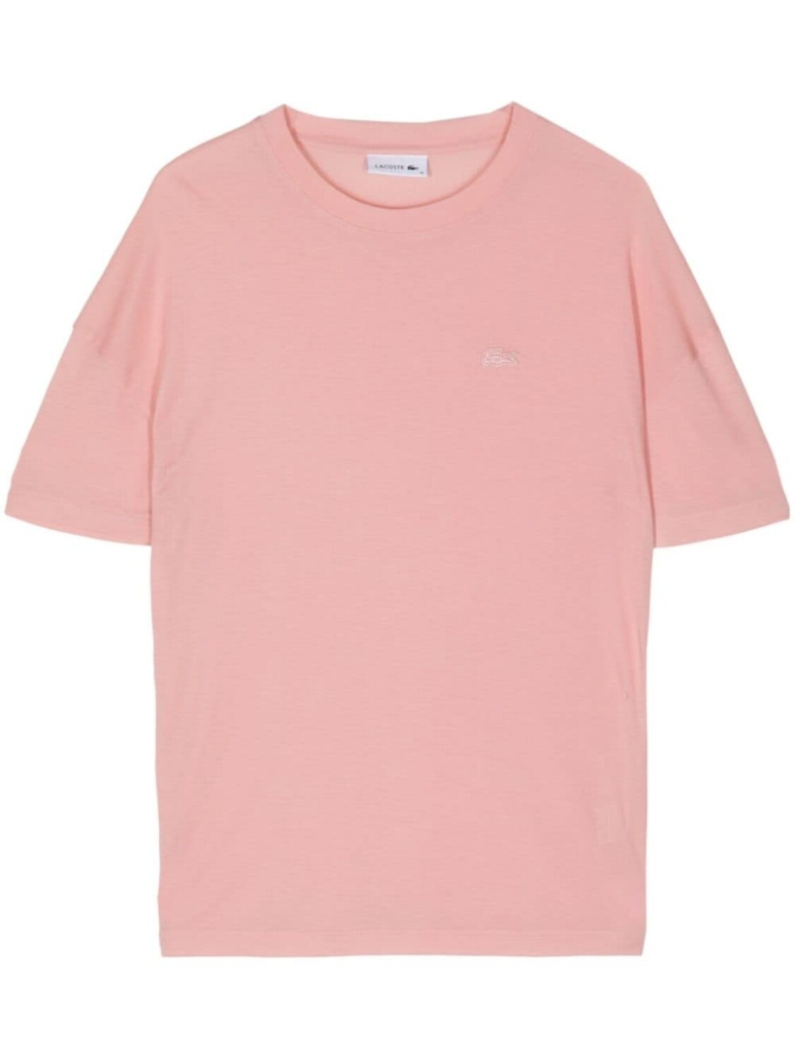 

Футболка из лиоцелла с вышитым логотипом Lacoste, розовый