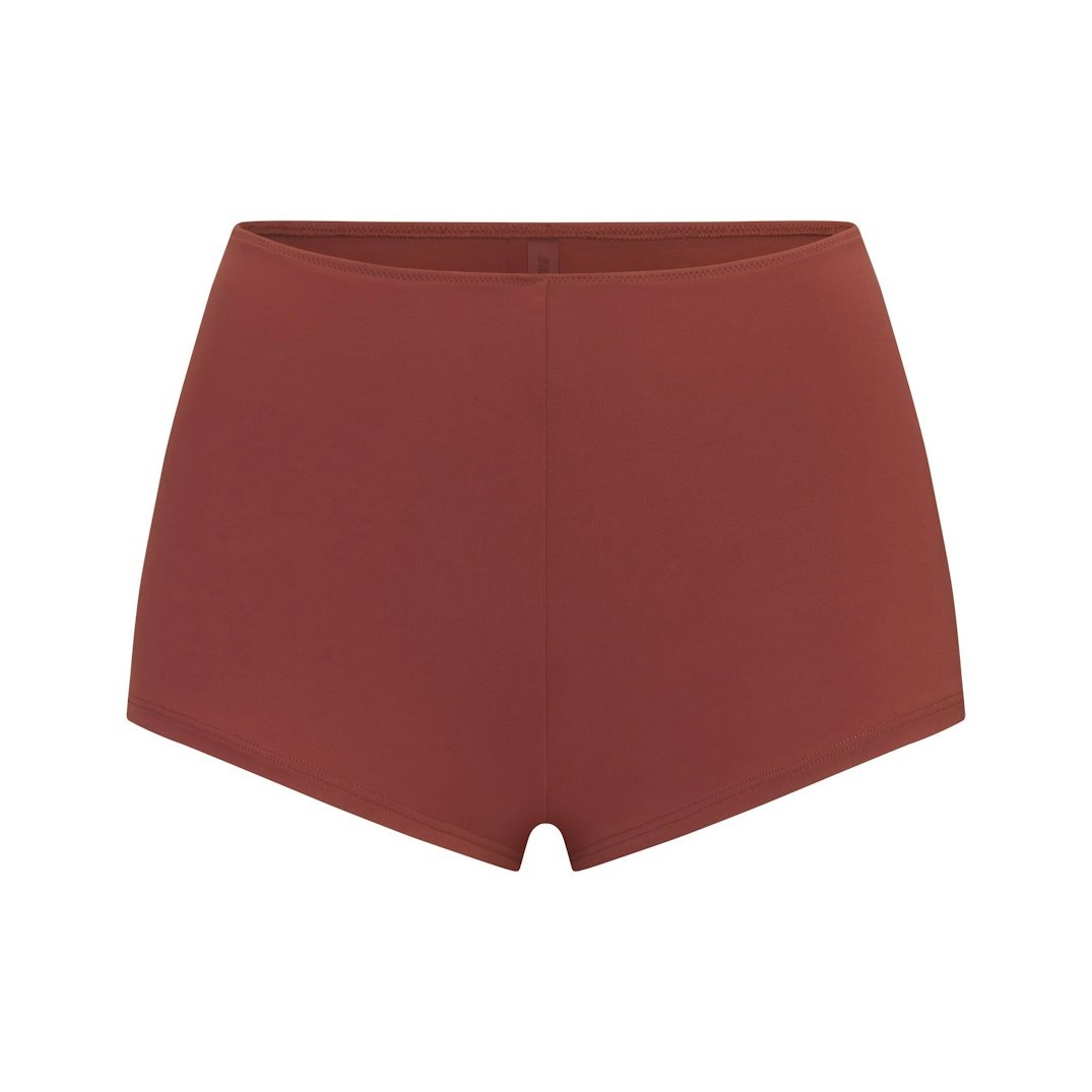 

Шорты SKIMS Signature Swim Bikini Bottom, коричневый