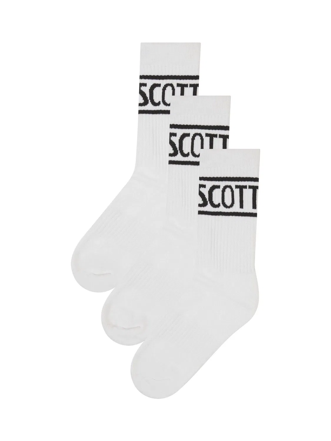 Носки спортивные Lyle & Scott White Jacquard, белый