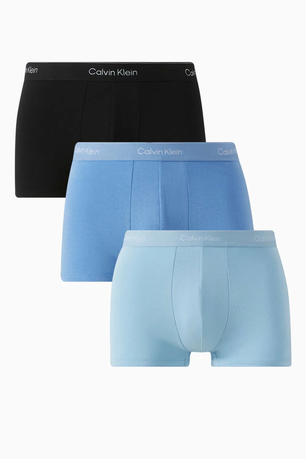 Боксеры низкой посадки из хлопка с эластаном, комплект из 3 штук, Icon, Calvin Klein