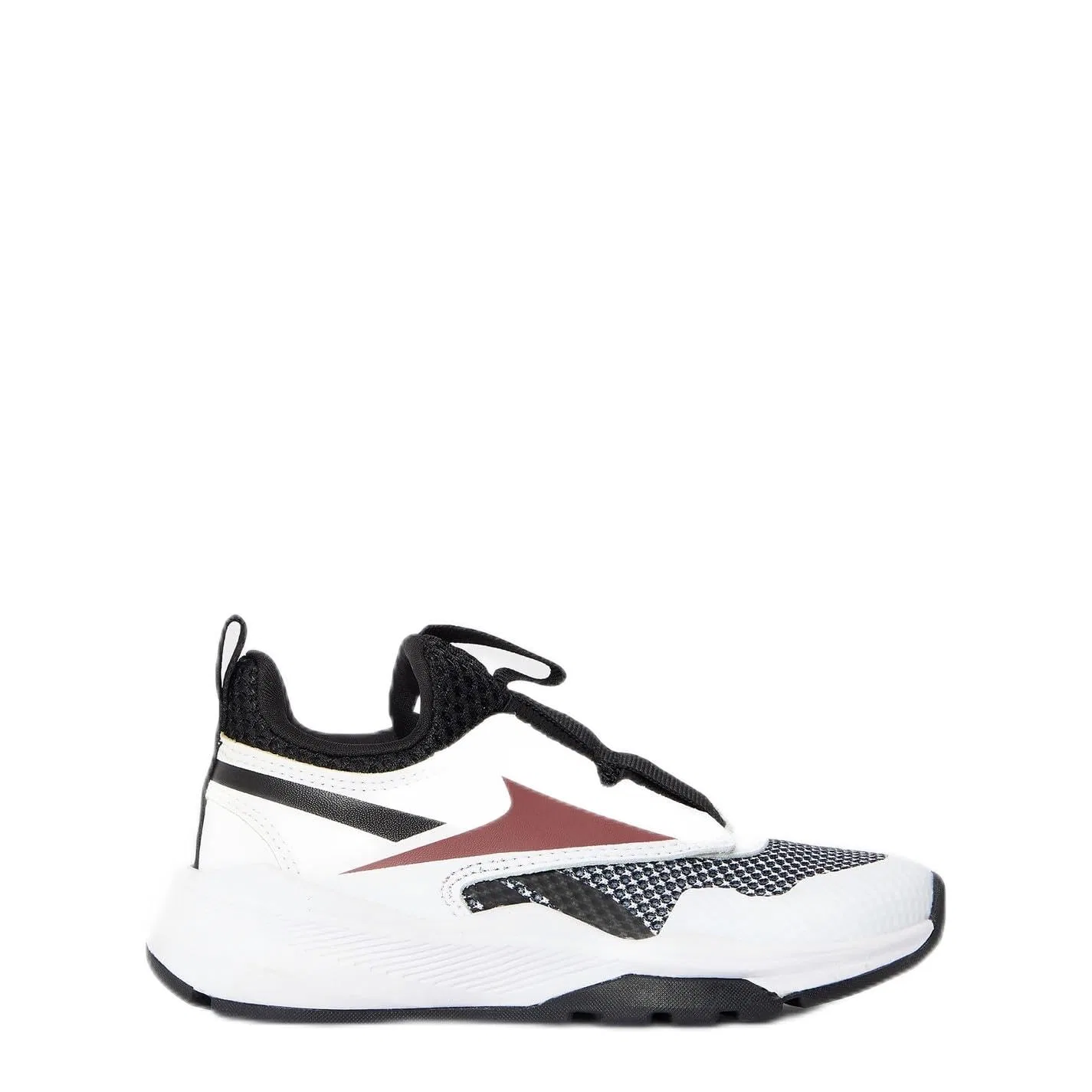 Детские кроссовки для девочек с принтом Reebok Xt Sprinter Slip, White Black Classicburgundy
