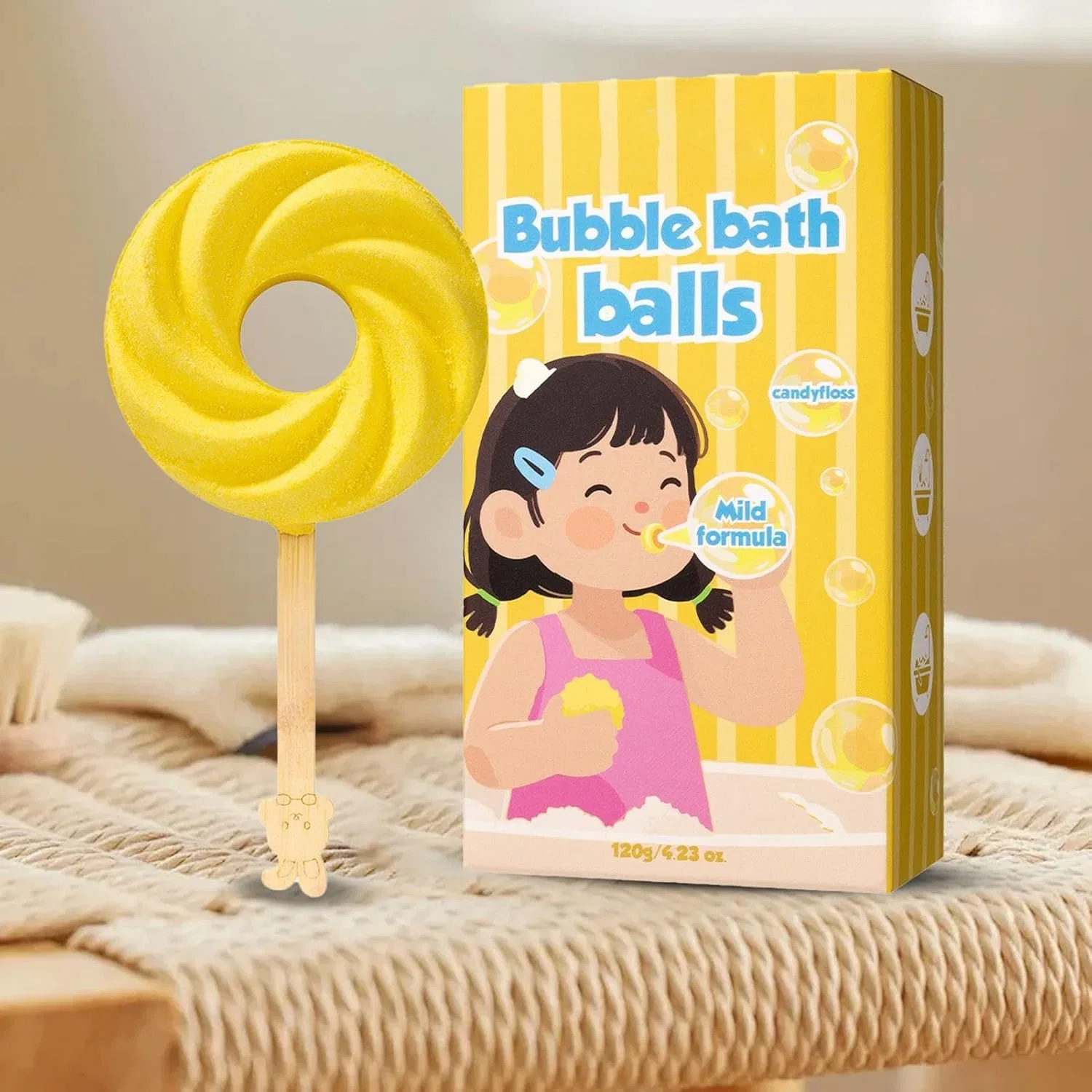 Бомбочки для ванны в форме леденцов, Marshmallow Generic — фото 3
