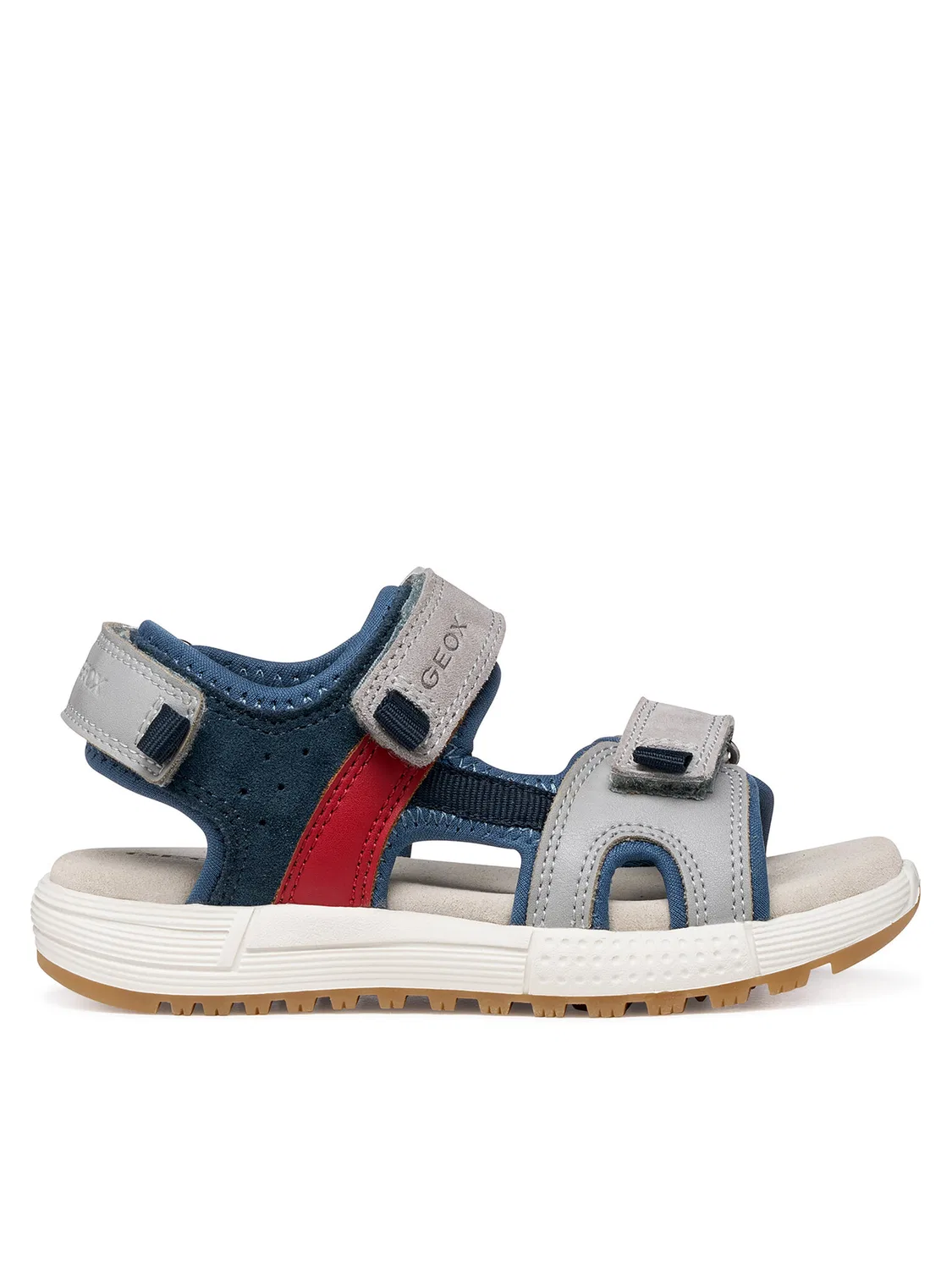 Сандалии для мальчика Sandal Alben Boy Geox, серый