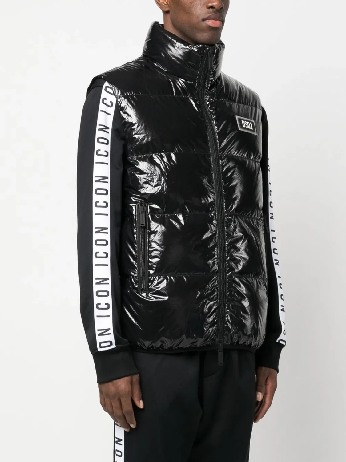 Жилет Icon Stripe DSQUARED2, черный — фото 2