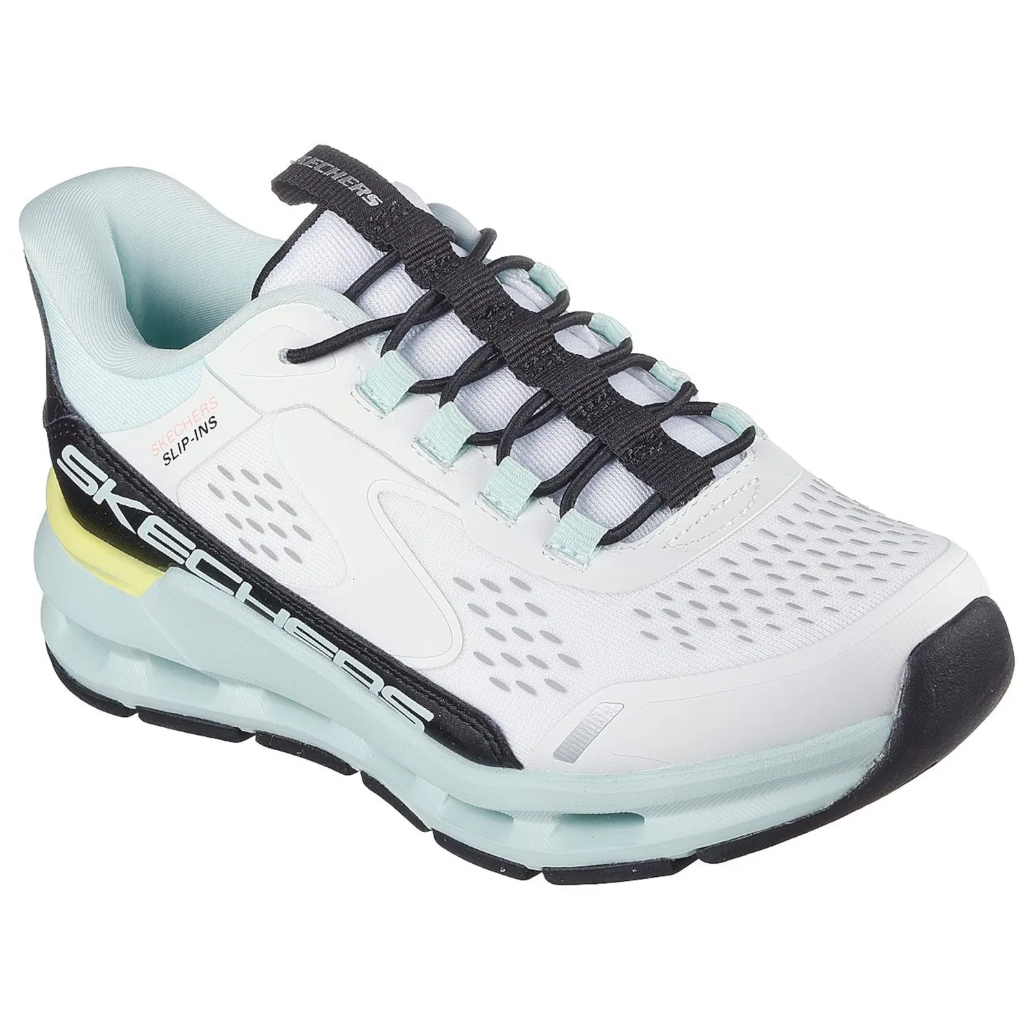 Детские кроссовки-слипоны с технологией Slip-ins Skechers, White/Multi