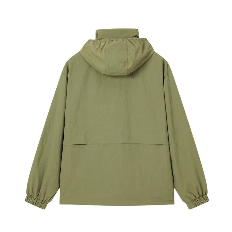 Мужская куртка с капюшоном, прямой крой, LACOSTE, Khaki Green — фото 4