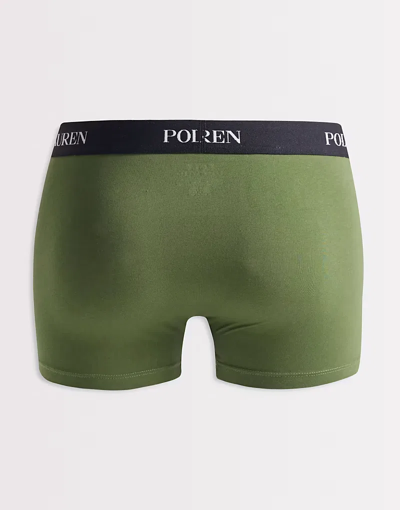 Плавки хлопковые Polo Ralph Lauren 3 шт, мультиколор — фото 2