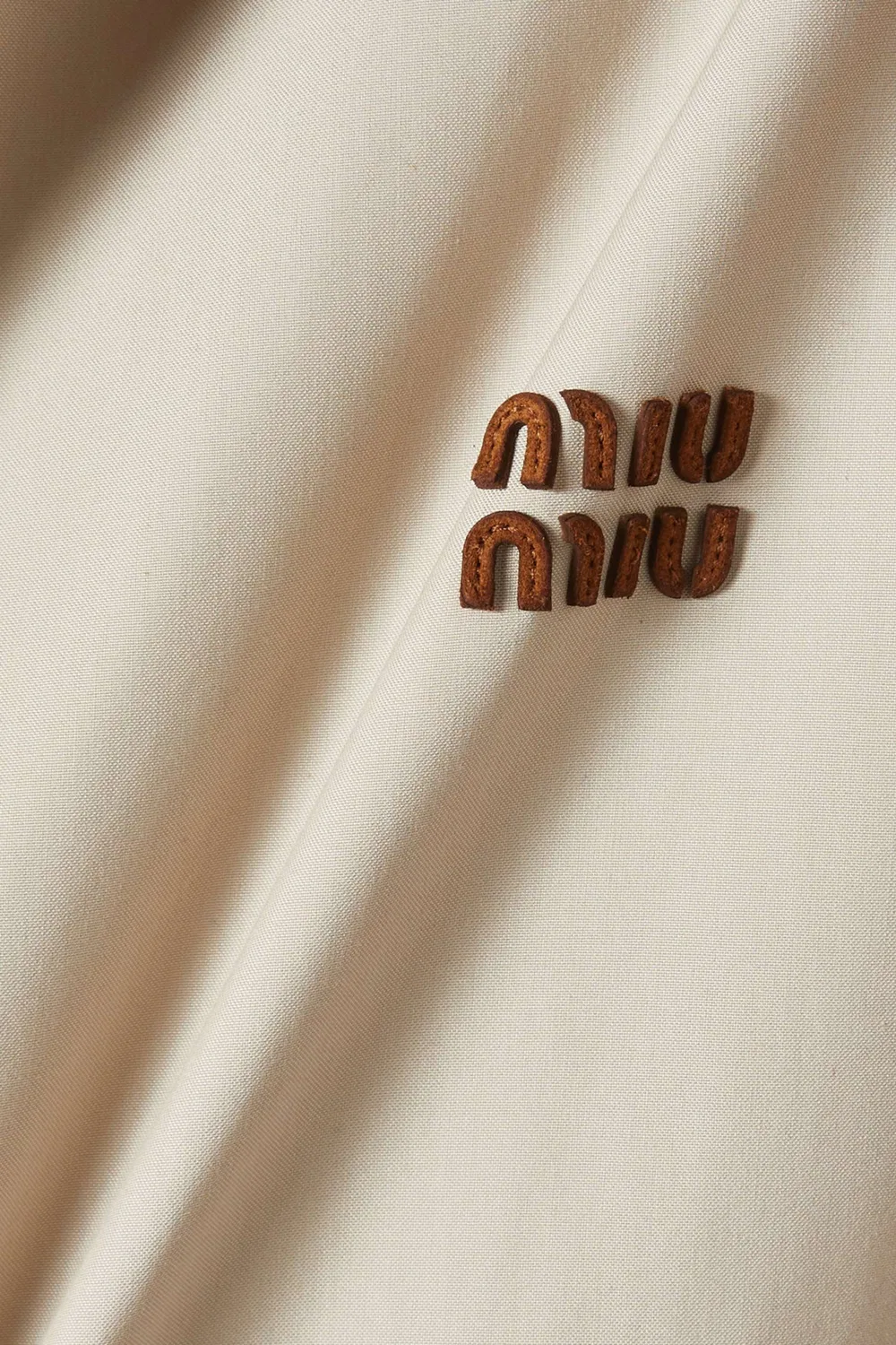 Куртка однобортная хлопковая Panama Miu Miu — фото 4