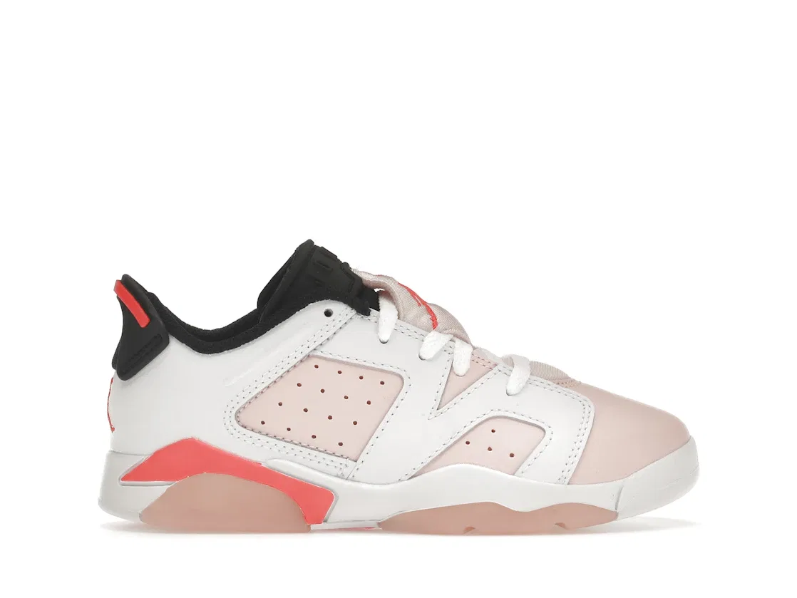 Детские кроссовки Lifestyle Jordan 6 Low Jordan, White/Infrared 23/Black/Atmosphere