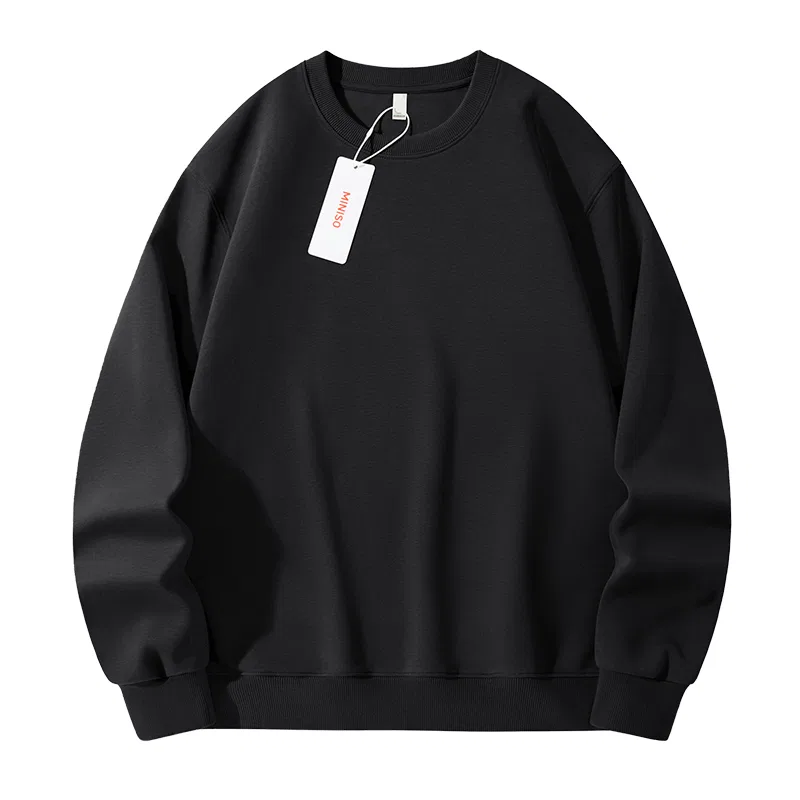 Детский свитшот с круглым вырезом MINISO, Black