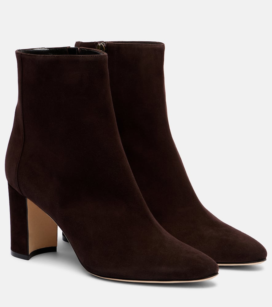 Ботильоны Rosie 70 из замши Manolo Blahnik, Dbrw 2011