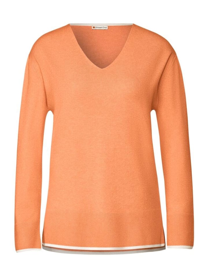 

Пуловер Street One, цвет juicy mandarine melange