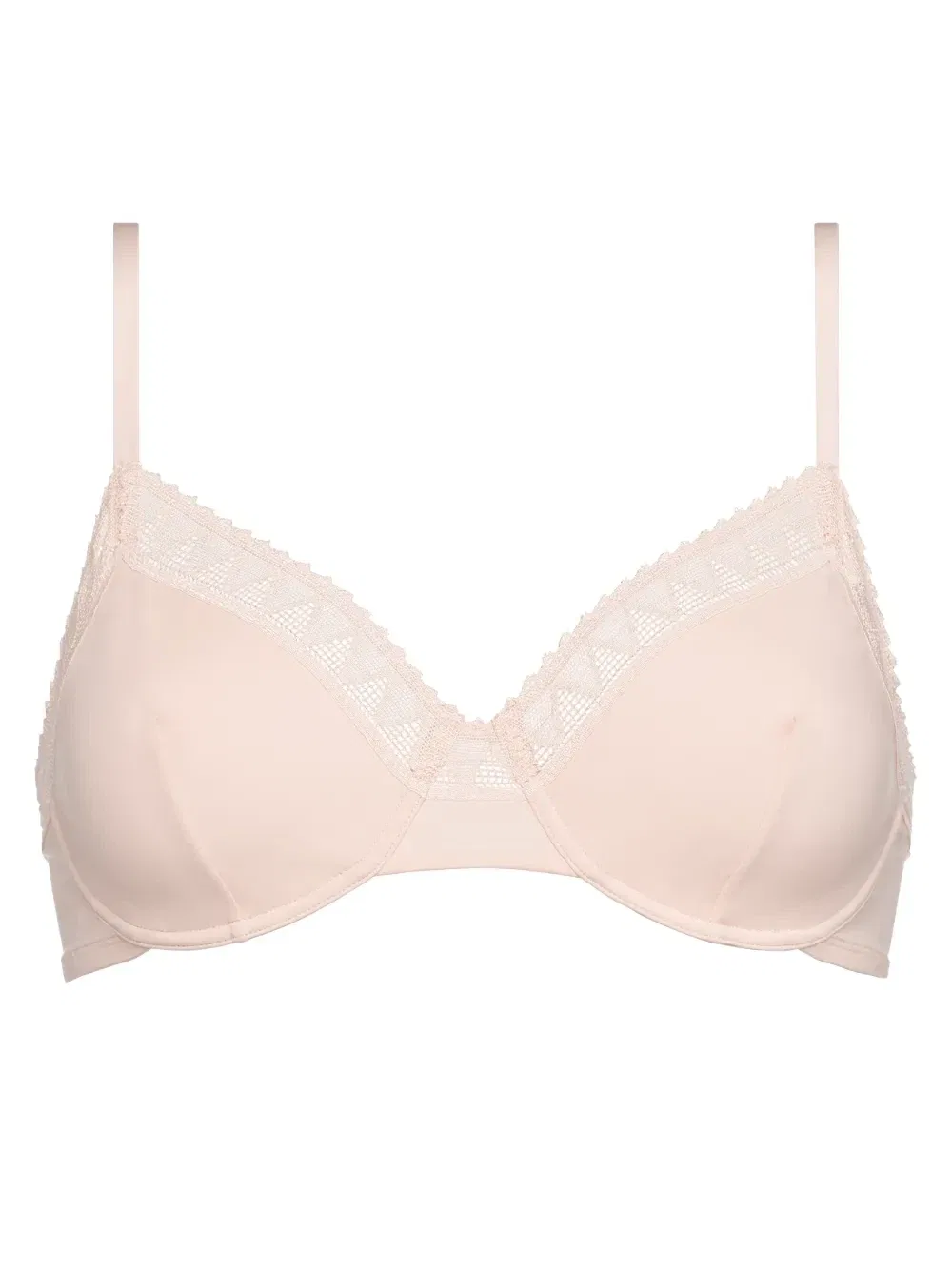Бюстгальтер Softness с кружевом Eres, розовый
